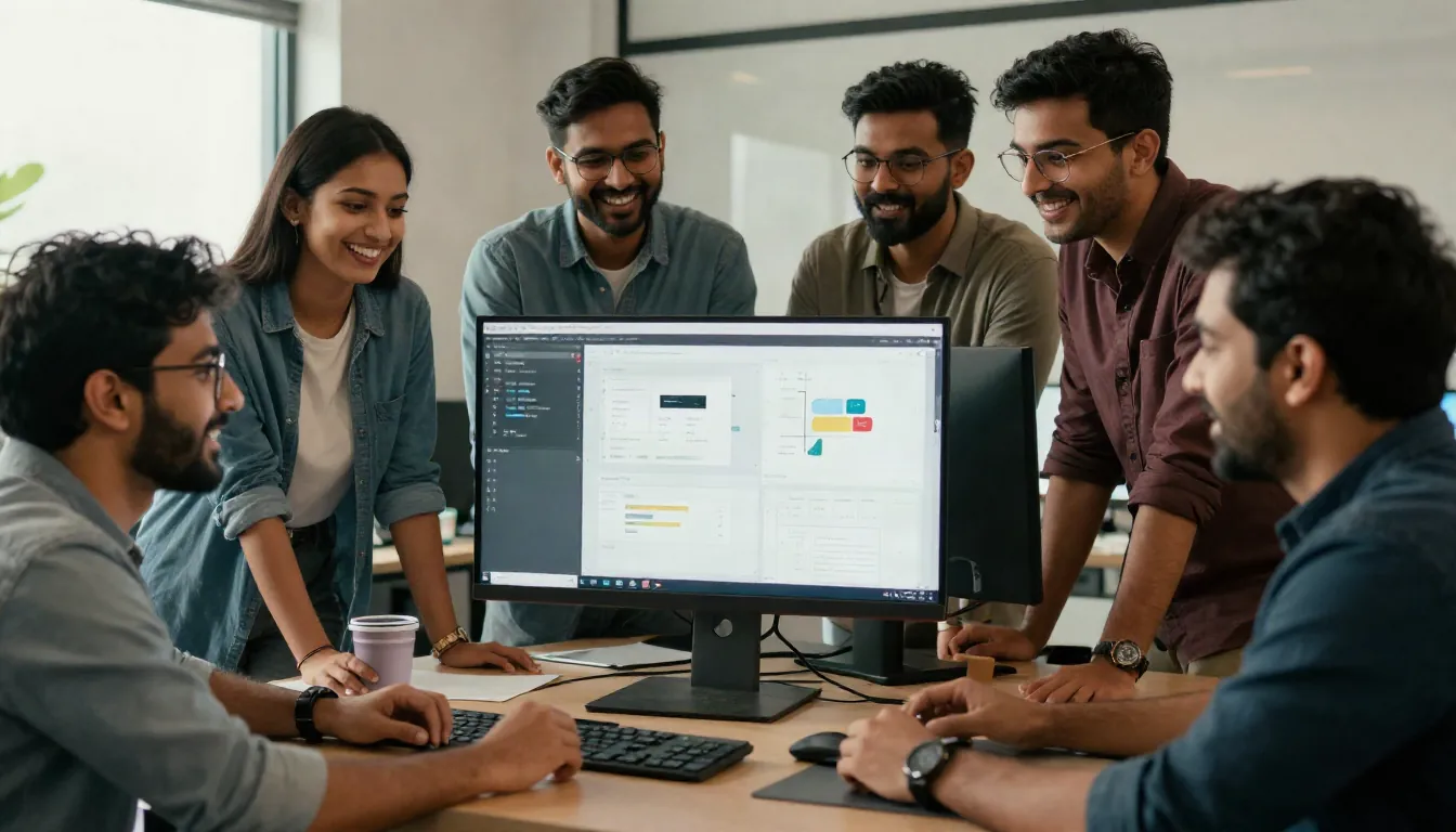 The Lead Infosoft team at work